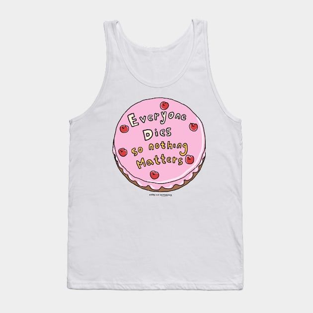 Happy Cake English Tank Top by Shulamit74